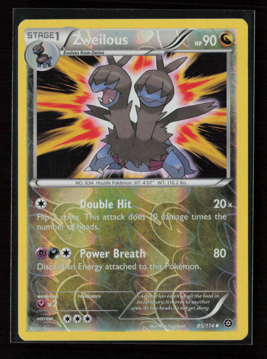 Zweilous Uncommon XY - Steam Siege 85/114 LP
