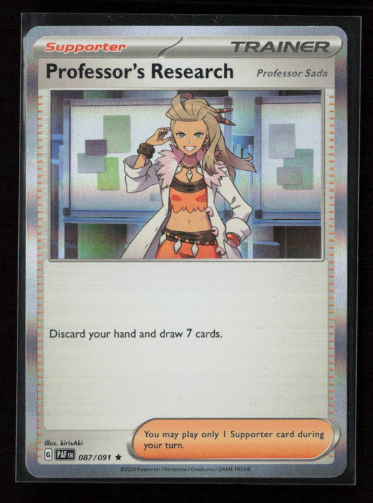 Professor's Research - Rare SV: Paldean Fates 087/091 NM