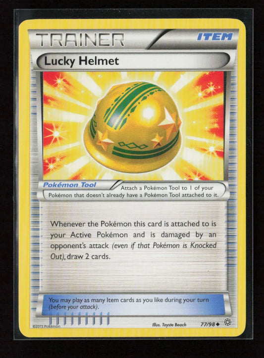 Lucky Helmet Uncommon XY - Ancient Origins 77/98 LP - Kang's Collectibles