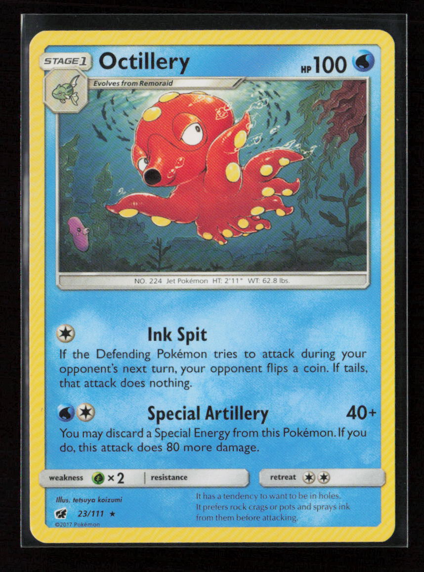 Octillery Rare SM - Crimson Invasion 23/111 LP