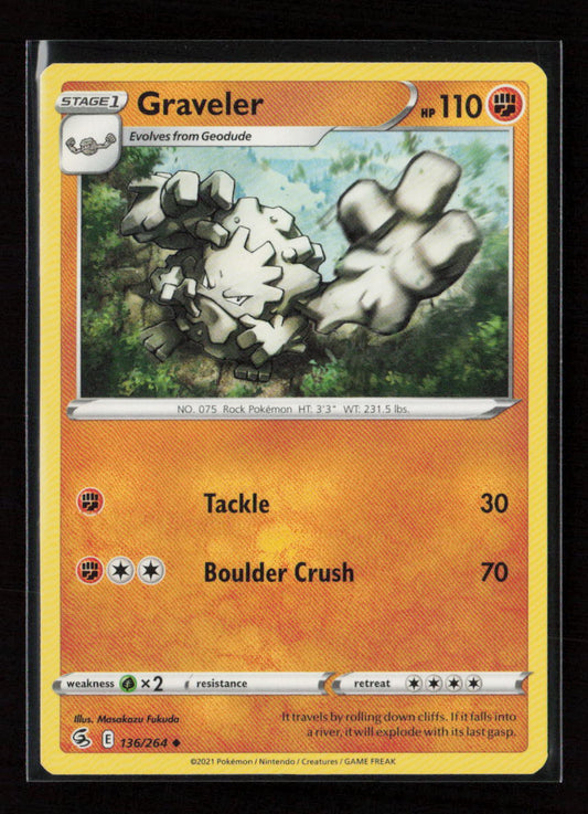 Graveler Uncommon SWSH08: Fusion Strike 136/264 LP