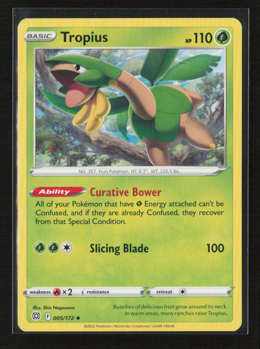 Tropius Uncommon SWSH09: Brilliant Stars 005/172 LP