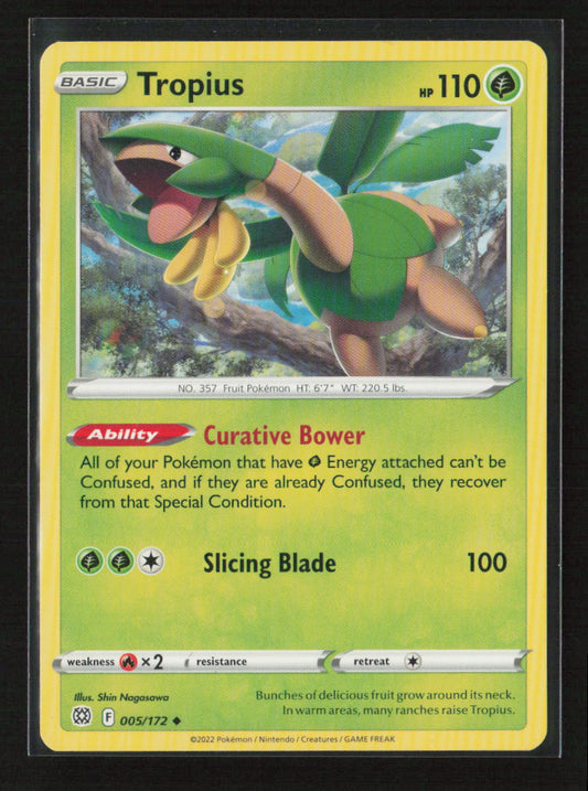 Tropius Uncommon SWSH09: Brilliant Stars 005/172 LP