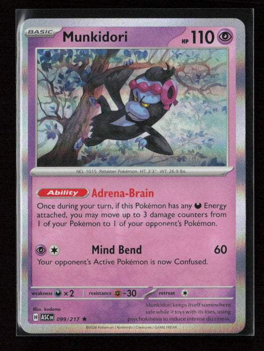 Munkidori Rare ME: Ascended Heroes 099/217 NM