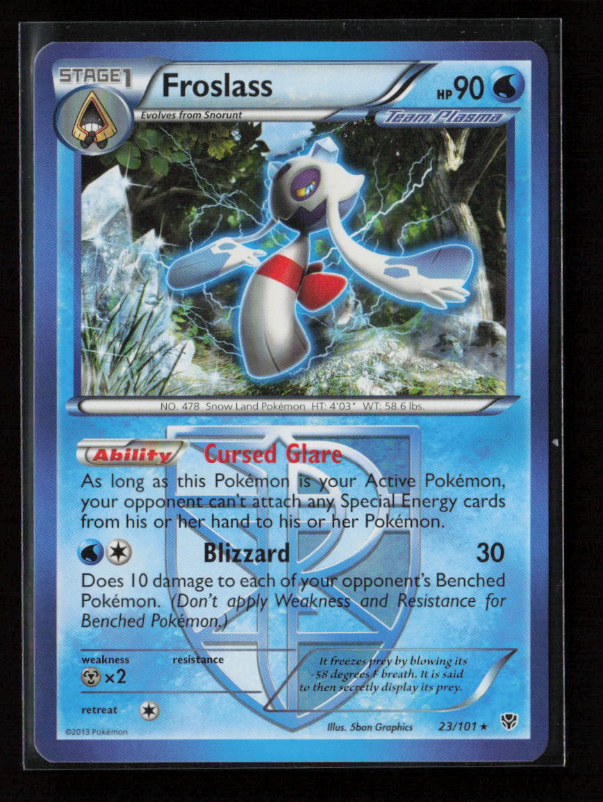 Froslass (Team Plasma) Rare Plasma Blast 23/101 LP