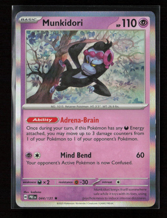 Munkidori Rare SV: Prismatic Evolutions 044/131 NM