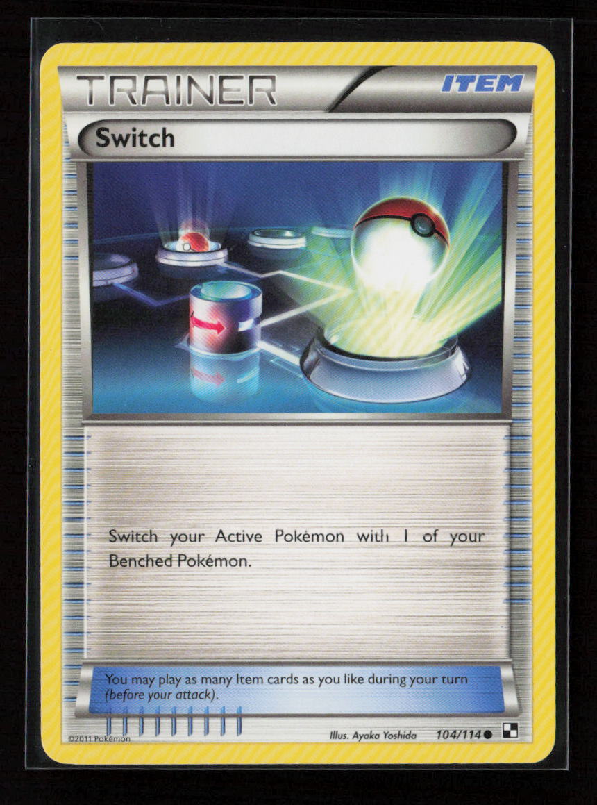 Switch Common Black and White 104/114 LP