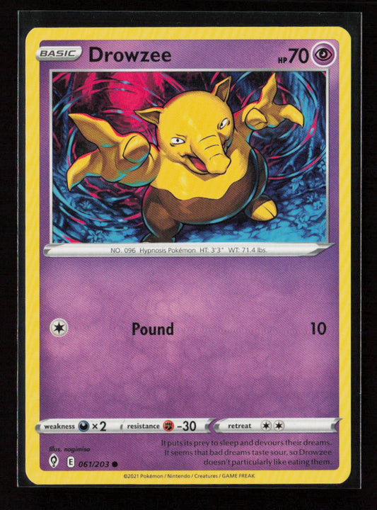 Drowzee Common SWSH07: Evolving Skies 061/203 LP
