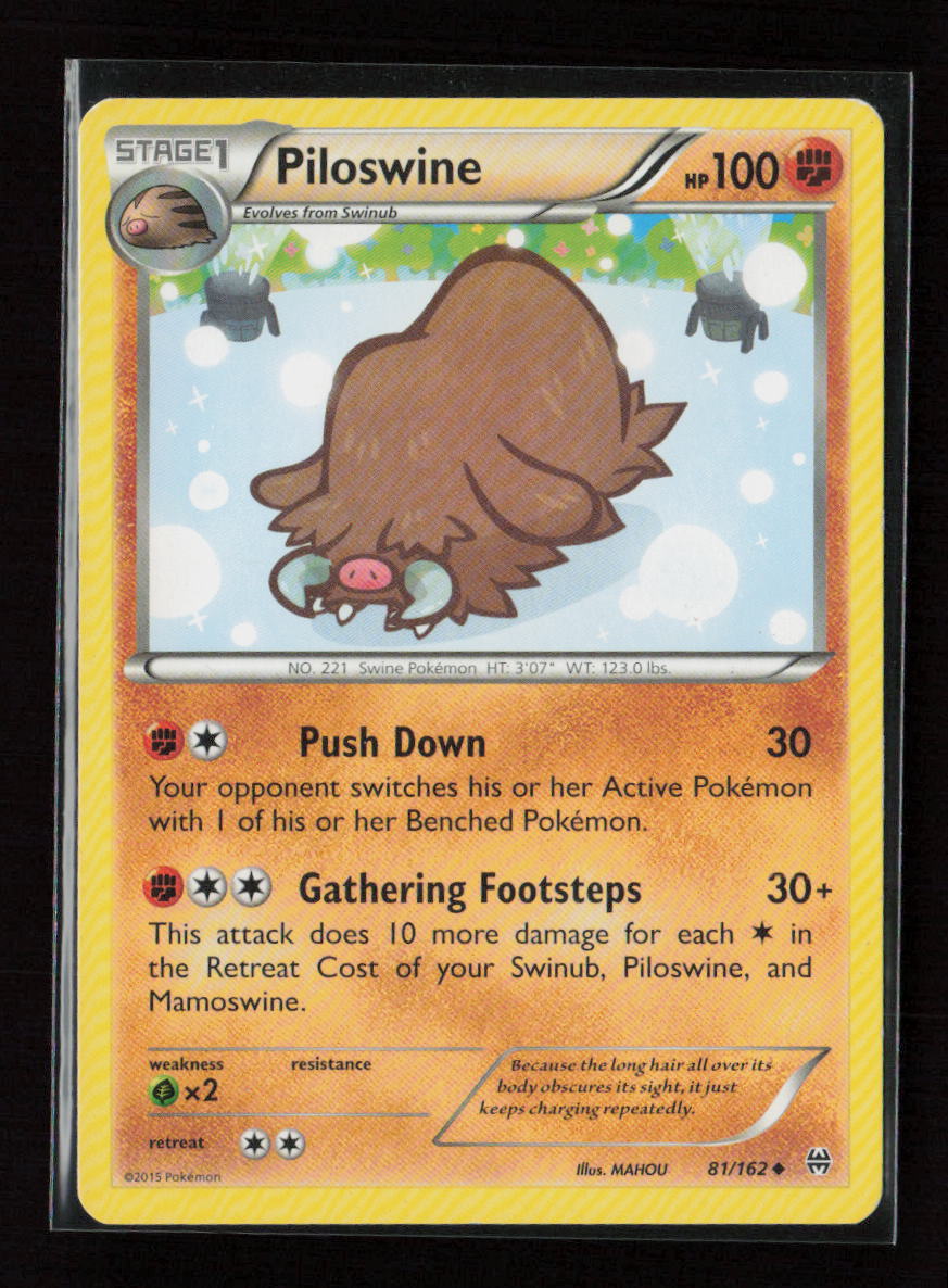 Piloswine Uncommon XY - BREAKthrough 81/162 LP