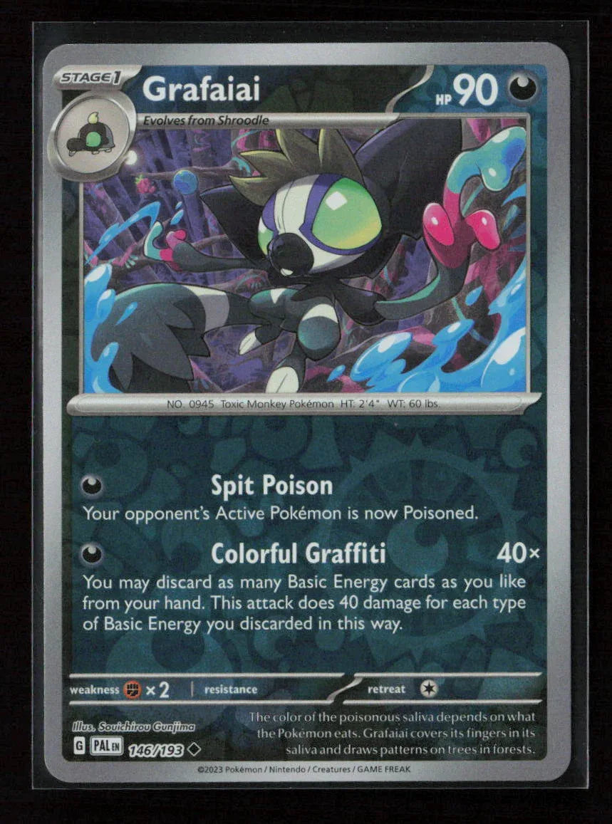 Grafaiai Uncommon SV02: Paldea Evolved 146/193 NM - Kang's Collectibles