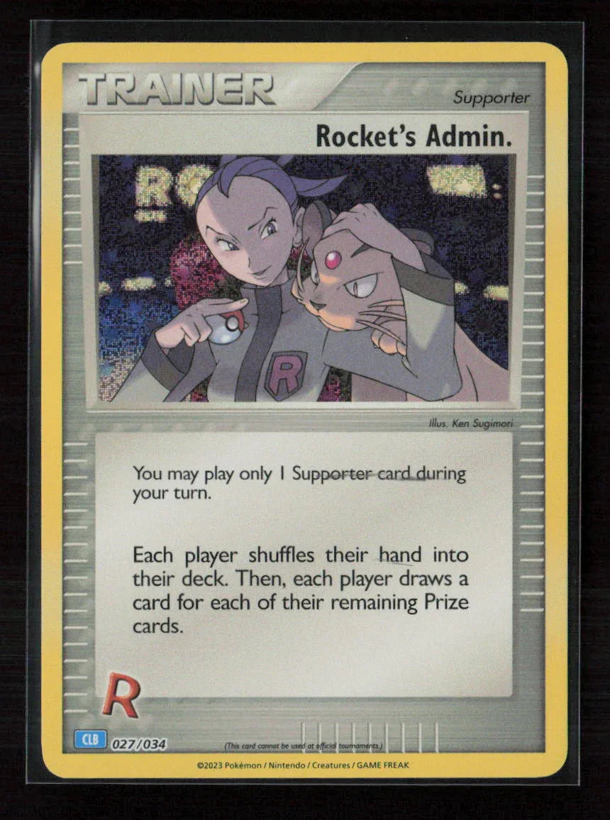 Rocket's Admin. (CLB) Classic Collection Trading Card Game Classic 027/034 NM - Kang's Collectibles