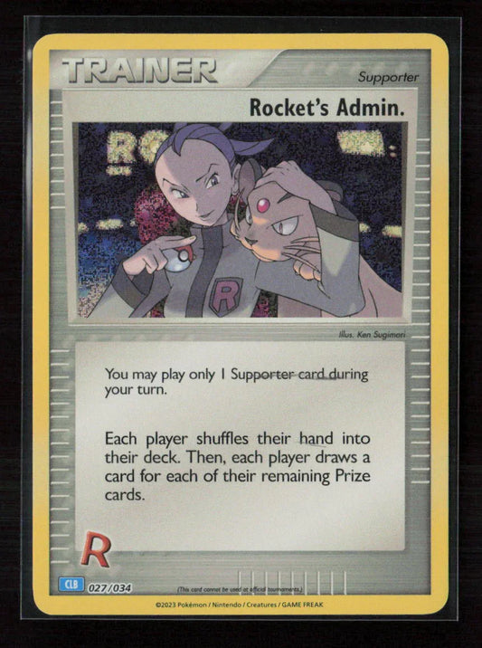 Rocket's Admin. (CLB) Classic Collection Trading Card Game Classic 027/034 NM - Kang's Collectibles