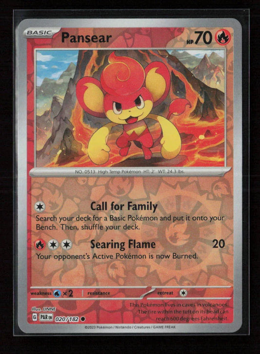 Pansear Common SV04: Paradox Rift 020/182 NM - Kang's Collectibles