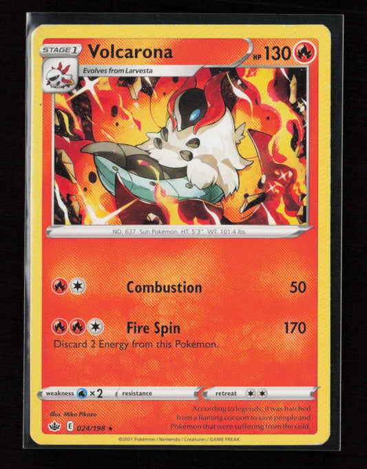 Volcarona Rare SWSH06: Chilling Reign 024/198 LP