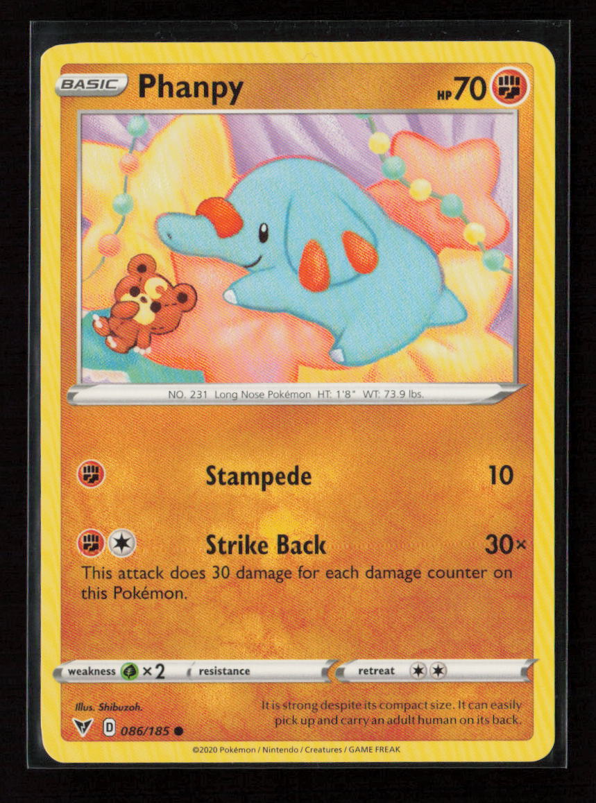 Phanpy Common SWSH04: Vivid Voltage 086/185 LP