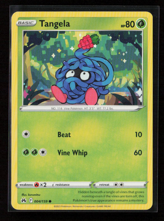 Tangela Common Crown Zenith 004/159 LP