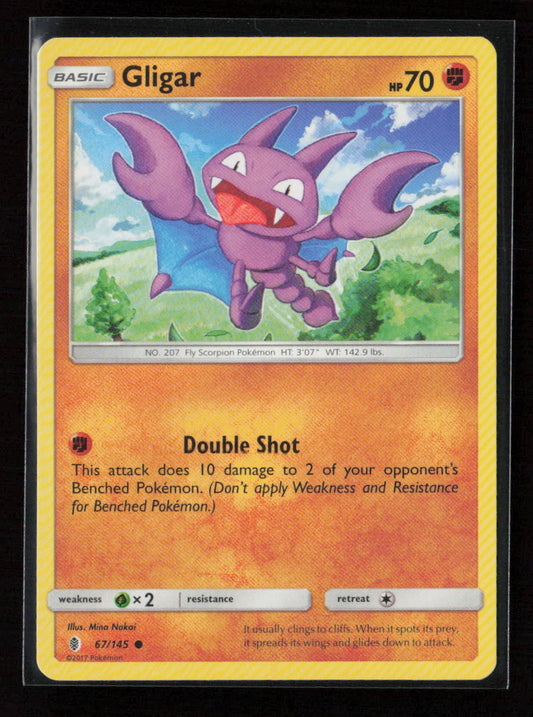 Gligar Common SM - Guardians Rising 67/145 LP