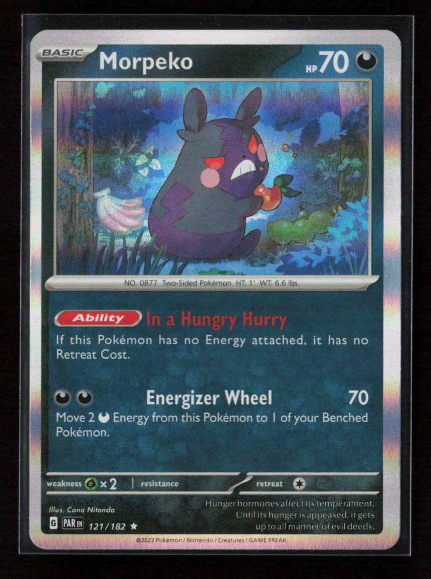 Morpeko - Rare SV04: Paradox Rift 121/182 NM - Kang's Collectibles