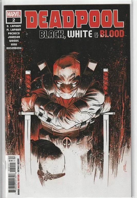 Deadpool Black, White & Blood #2 - Kang's Collectibles