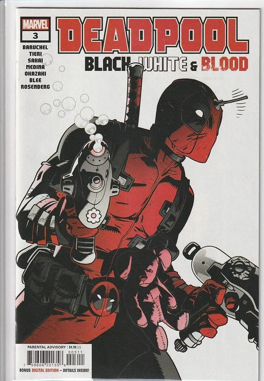 Deadpool Black, White & Blood #3 - Kang's Collectibles